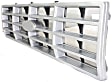 Grille Assembly, Silver Shell with Black Insert