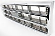 Grille Assembly, Chrome Shell with Painted Silver Insert