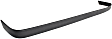 Front, Driver or Passenger Side Bumper Trim, Black