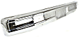 Front Bumper, Chrome, With Impact Strip Holes, Without Mounting Brackets