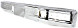 Front Bumper, Chrome, With Impact Strip Holes, Without Mounting Brackets