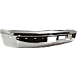 1995 Ford F-150 - Front Bumper, For Models With Bumper Cut Outs, Chrome