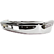 1995 Ford F-150 - Front Bumper, For Models With Bumper Cut Outs, Chrome