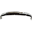 1995 Ford F-150 - Front Bumper, For Models With Bumper Cut Outs, Chrome