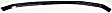 Front, Driver or Passenger Side Bumper Trim, Black