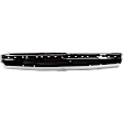 1990-1991 Ford F-Super Duty - Front Bumper, Chrome, With Molding Holes, With Impact Strip Holes, Without Mounting Brackets