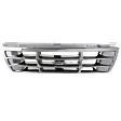 Grille Assembly, Chrome Shell with Painted Gray Insert