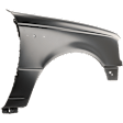 Front, Passenger Side Fender, Without Wheel Opening Molding Holes