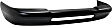 Front Bumper, Painted Black, With Molding Holes, Without Mounting Brackets