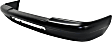 Front Bumper, Painted Black, With Molding Holes, Without Mounting Brackets