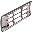 Grille, Chrome Shell with Painted Silver Insert, 6 Cyl., 4.0L Engine