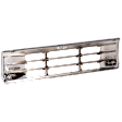 Grille, Chrome Shell with Painted Silver Insert, 6 Cyl., 4.0L Engine