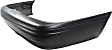 Rear Primed Bumper Cover, Sedan, Except Sho Model, Without Parking Aid Sensor Holes