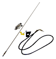 1991 Jeep Wrangler - Front, Driver Side Power Antenna, Silver