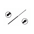 1990 Oldsmobile Toronado - Driver or Passenger Side Lift Support Hood, For Hood, OE Replacement Series