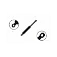 86952 Driver or Passenger Side Convertible top cover Lift Support, Sold Individually, OE Replacement Series