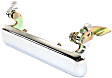Front, Driver Side Chrome Exterior Door Handle, Without Key Hole