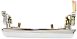 Front, Driver Side Chrome Exterior Door Handle, Without Key Hole