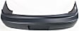 Rear Primed Bumper Cover, Coupe/Sedan