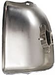 Front, Passenger Side Bumper End, Chrome Steel