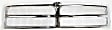 Grille Assembly, Chrome Shell with Painted Silver Insert