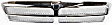 Grille Assembly, Chrome Shell with Painted Silver Insert