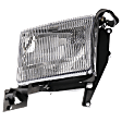 Passenger Side Headlight, with Bulb, Halogen, without Corner Light