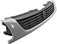 Grille Assembly, Gray Shell with Black Insert