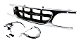 1997 Ford Explorer Eddie Bauer - Grille, Chrome Shell with Silver Gray Insert