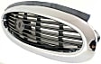 Grille Assembly, Chrome Shell with Painted Black Insert