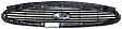 Grille Assembly, Chrome Shell with Painted Black Insert