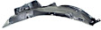 Front, Driver Side, Rear Section Fender Liner