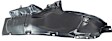 Front, Driver Side, Rear Section Fender Liner