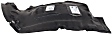 Front, Driver Side, Front Section Fender Liner, 6 Cyl., 3.3L Engine