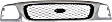 Grille Assembly, Chrome Shell with Black Insert