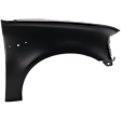 Front, Passenger Side Fender, Without Wheel Opening Molding Holes