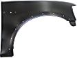 Front, Passenger Side Fender, With Wheel Opening Molding Holes