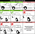 2001 Ford F-150 XLT - Step Bumper, Fleetside, Chrome, Face Bar and Pads, Without mounting bracket(s)