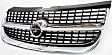 Grille Assembly, Chrome Shell with Painted Black Insert
