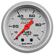 4312 Ultra-Lite Series Gauge, Fuel Pressure, 2 1/16in. 100Psi, Mechanical.