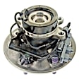 515104 Front, Driver Side Wheel Hub, 6 Lugs, Gold Series