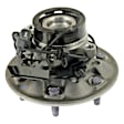 515108 Front, Driver Side Wheel Hub, 6 Lugs, RWD, Gold Series
