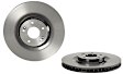 09.D626.11 Front, Driver or Passenger Side Brake Disc, Coated, Plain Surface, Vented, 5 Lugs, 345 mm, 2.0L, 4Cyl, PRIME Series