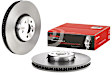 09.D895.13 Front, Driver Side Brake Disc, Coated, Plain Surface, Vented, 5 Lugs, 374 mm, PRIME Composite Series