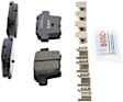 Rear Quietcast Premium Series Ceramic Brake Pad Set
