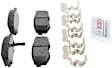 2012 Subaru Outback - Rear Ceramic Brake Pad Set, 3.6L 6Cyl, Quietcast Premium Series