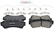 2008 Ford Fusion - Front Ceramic Brake Pad Set, Quietcast Premium Series