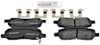 BC1172 Rear Quietcast Premium Series Ceramic Brake Pad Set