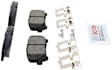 2012 Honda Odyssey - Rear Ceramic Brake Pad Set, Quietcast Premium Series