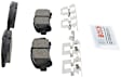 2011 Toyota Highlander - Rear Ceramic Brake Pad Set, 2.7L 4Cyl, Quietcast Premium Series